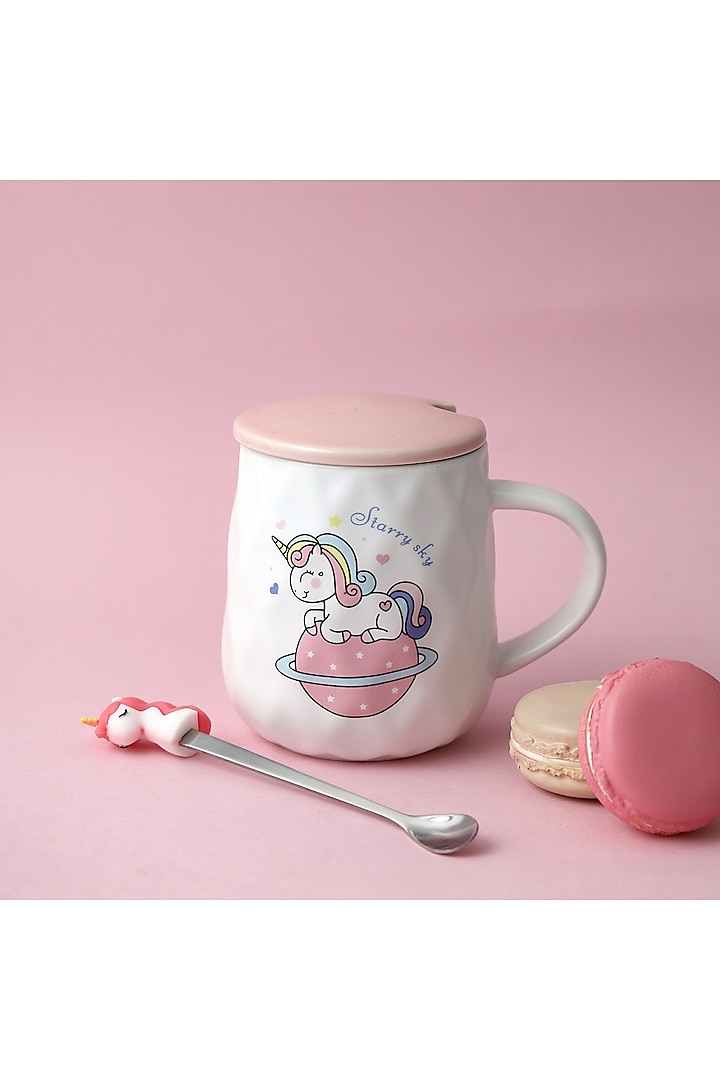 Multi-Colored Ceramic Baby Unicorn Mug by A Vintage Affair at Pernia's Pop Up Shop