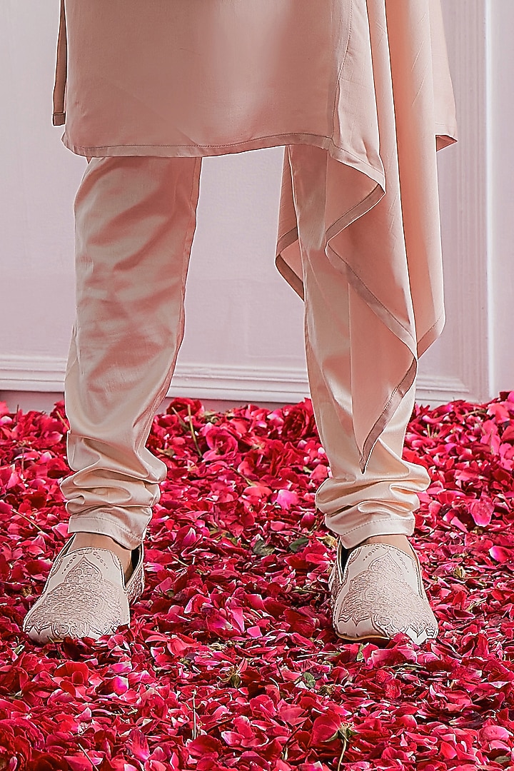 Dusty Rose Asymmetrical Wedding Indowestern Set by Ankit V Kapoor at Pernia's Pop Up Shop