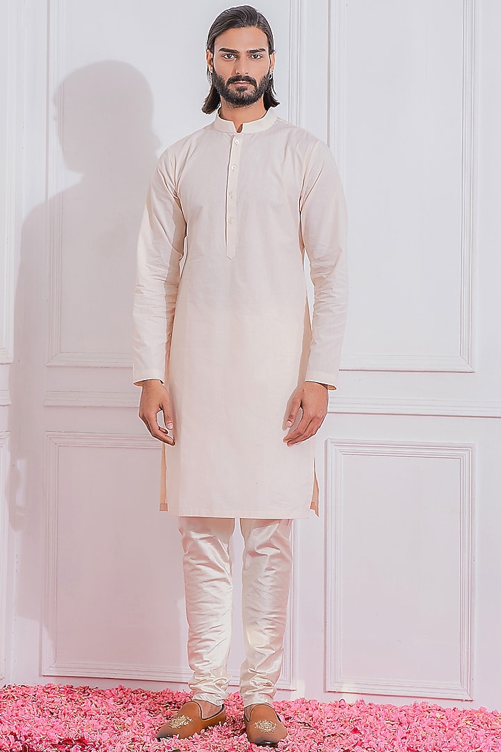 Gold Hand Embroidered Groom Sherwani Set by Ankit V Kapoor at Pernia's Pop Up Shop