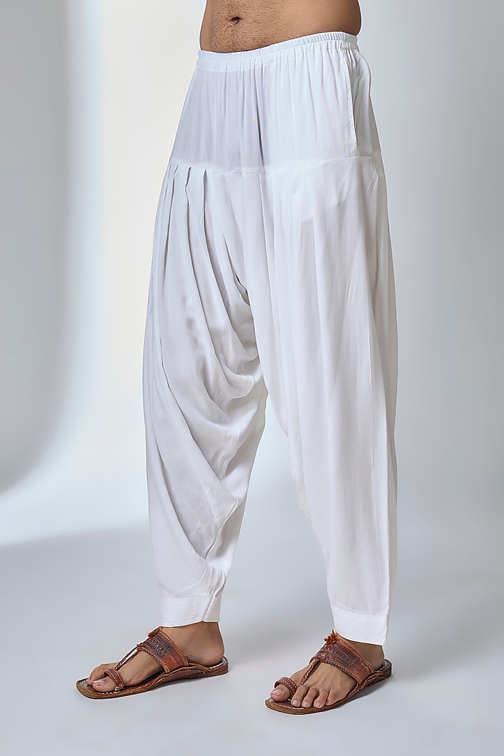 Champagne bemberg Cotton Silk & Georgette Kurta Set by Ankit V Kapoor at Pernia's Pop Up Shop