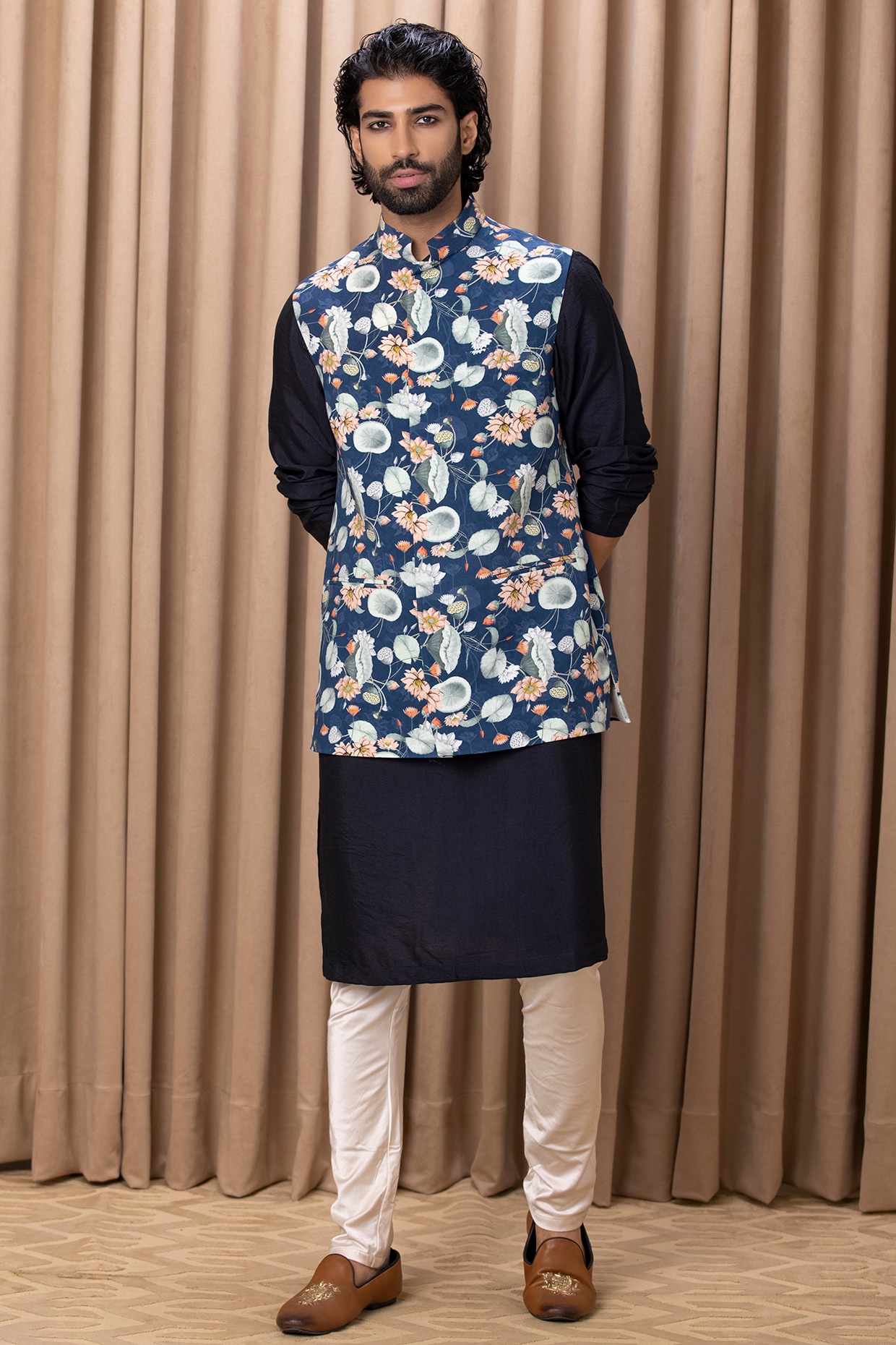 Printed nehru jackets online best sale