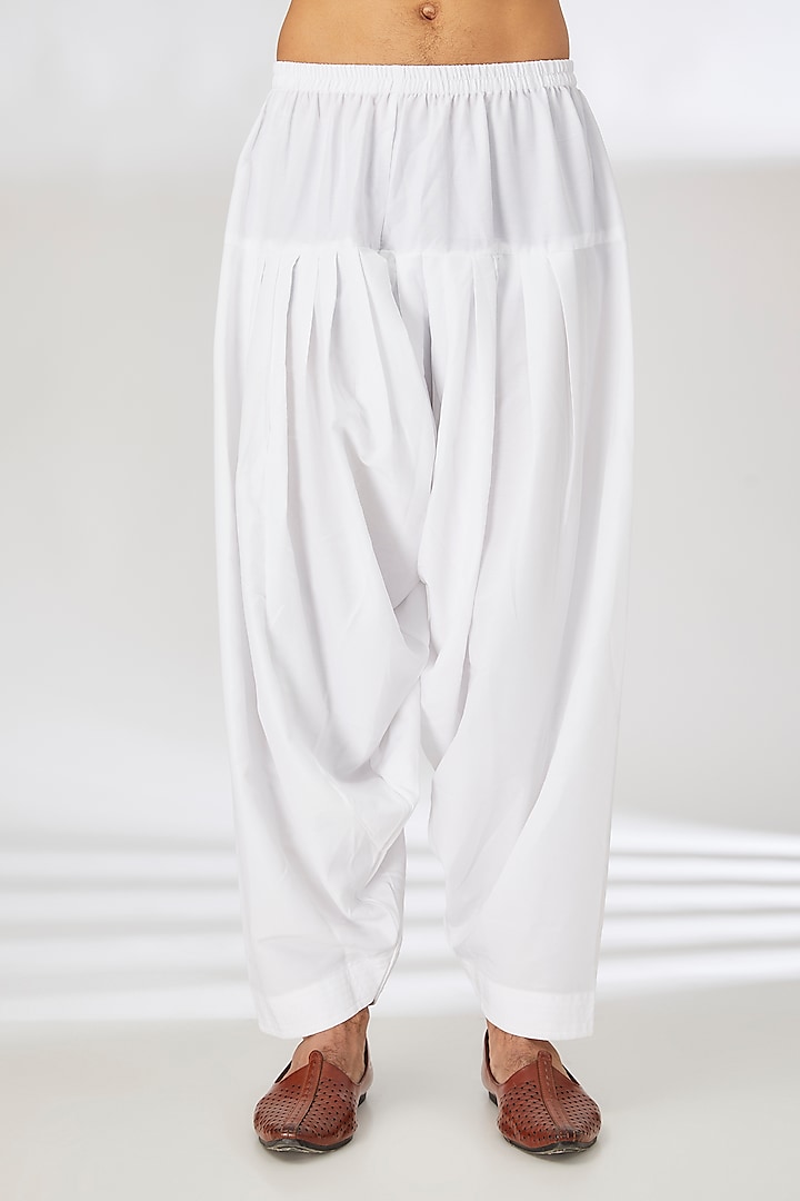 Beige Viscose Cotton Silk Hand Embroidered Kurta Set by Ankit V Kapoor at Pernia's Pop Up Shop