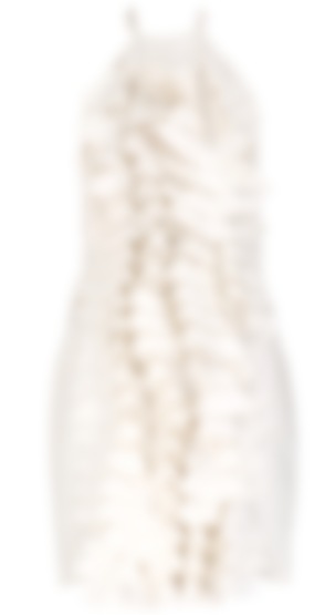  White ruffeled halter dress available only at Pernia's Pop Up Shop.