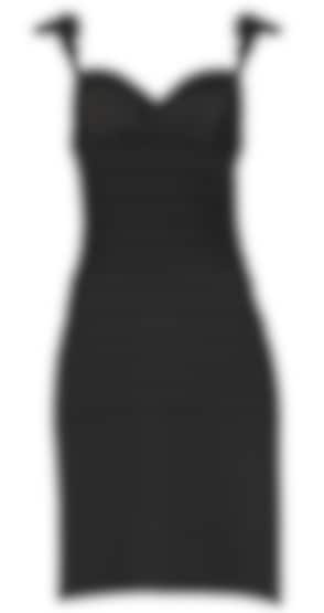 Knee length bandage dress with sweet heart neckline available only at Pernia's Pop Up Shop. 