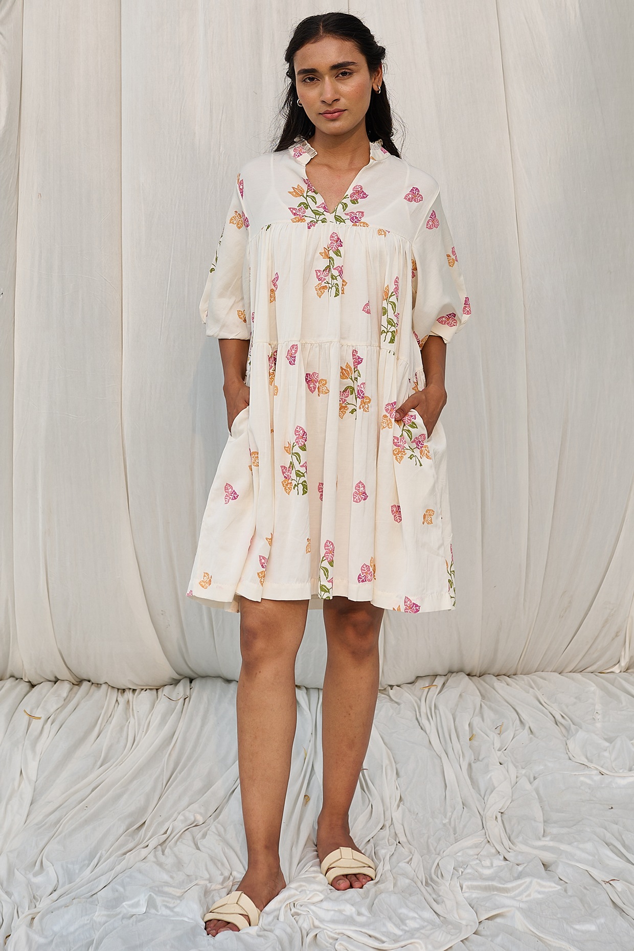 Aroha Araya – The Jacket (Cotton Block Print Dress)