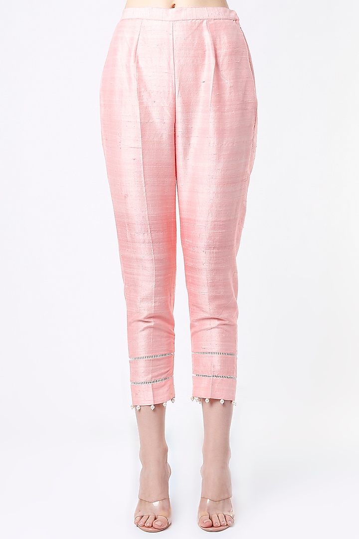 Blush Pink Printed Tunic Set by Aayushi Maniar at Pernia's Pop Up Shop