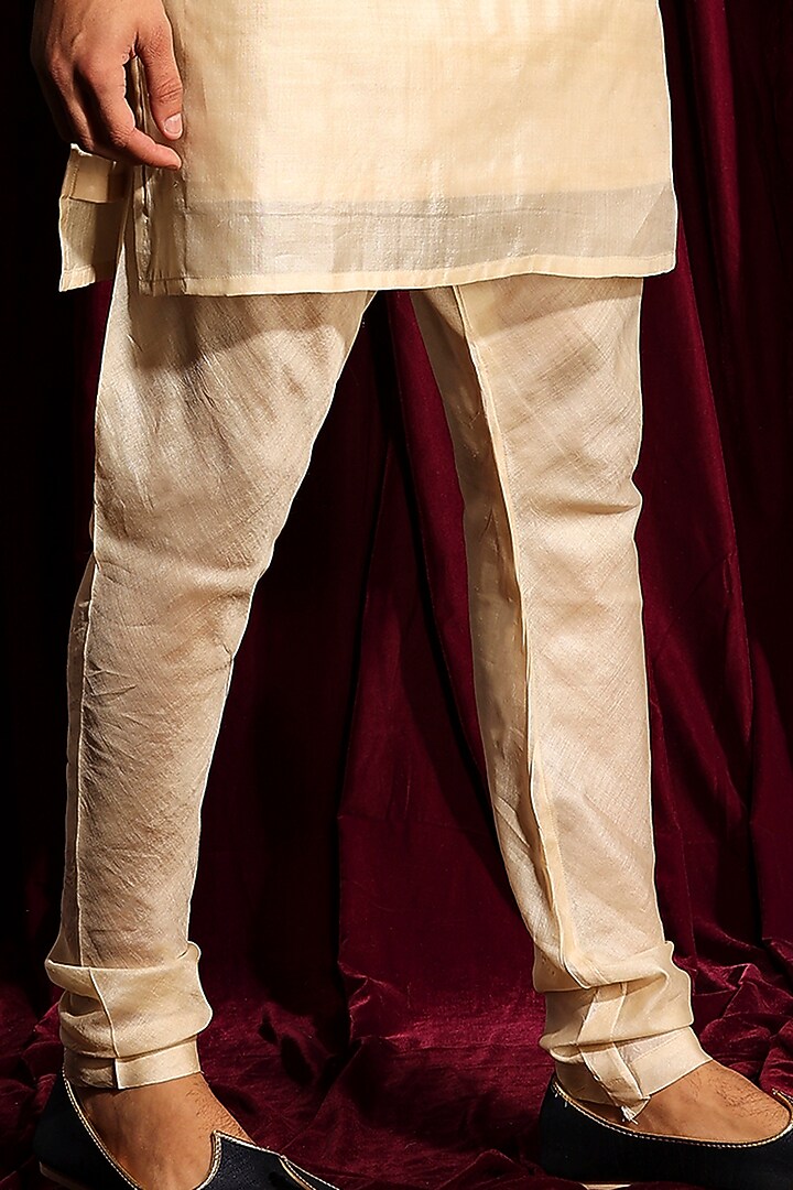 Purple Raw Silk Hand Embroidered by Ayushi Maniar Men at Pernia's Pop Up Shop
