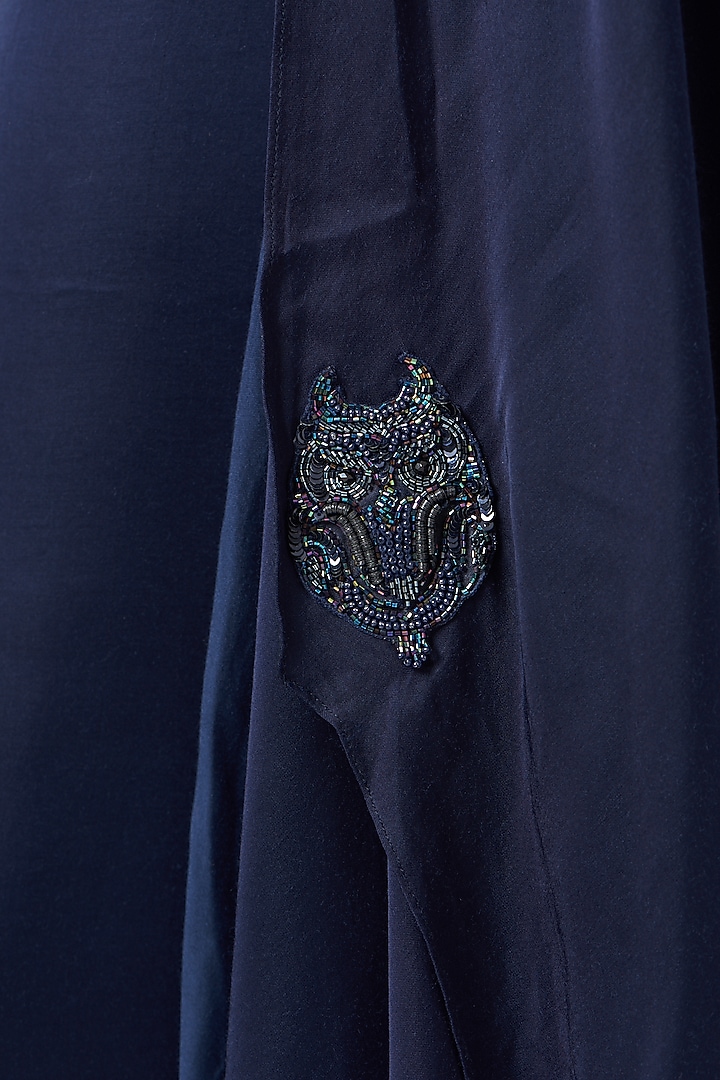 Navy Blue Modal Summer Dress by Angry Owl at Pernia's Pop Up Shop