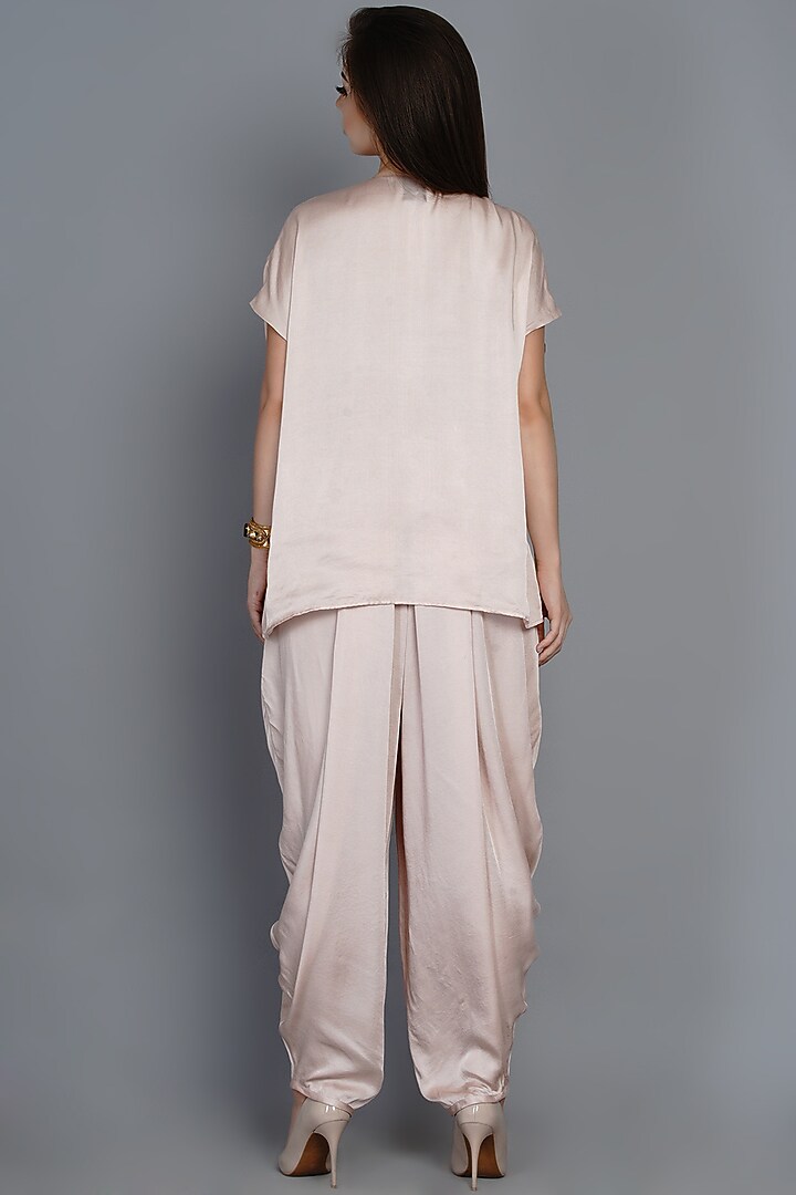 Pink Embroidered Pant Set by Angry Owl at Pernia's Pop Up Shop
