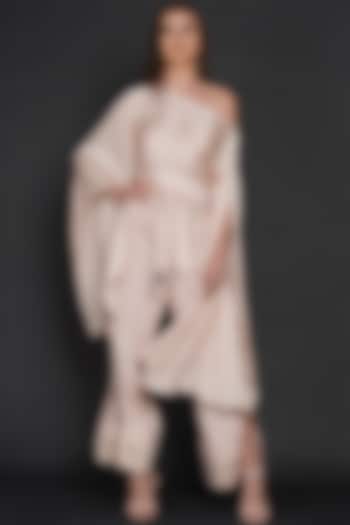 Pink Modal Pant Set by Angry Owl at Pernia's Pop Up Shop
