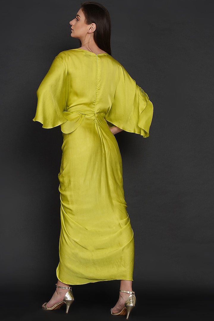 Lime Green Modal Summer Dress by Angry Owl at Pernia's Pop Up Shop