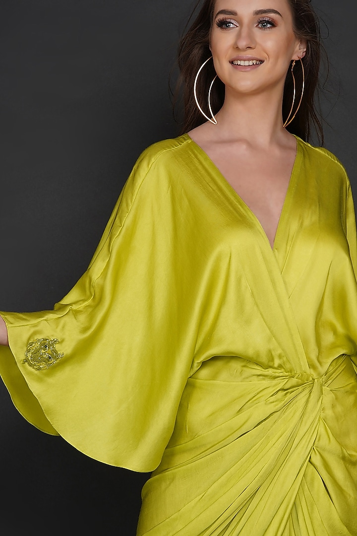 Lime Green Modal Summer Dress by Angry Owl at Pernia's Pop Up Shop