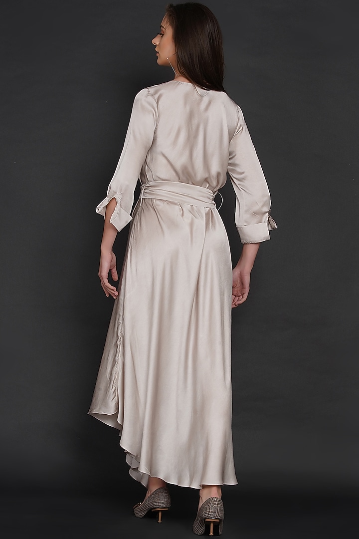 Ivory Modal Midi Summer Dress by Angry Owl at Pernia's Pop Up Shop