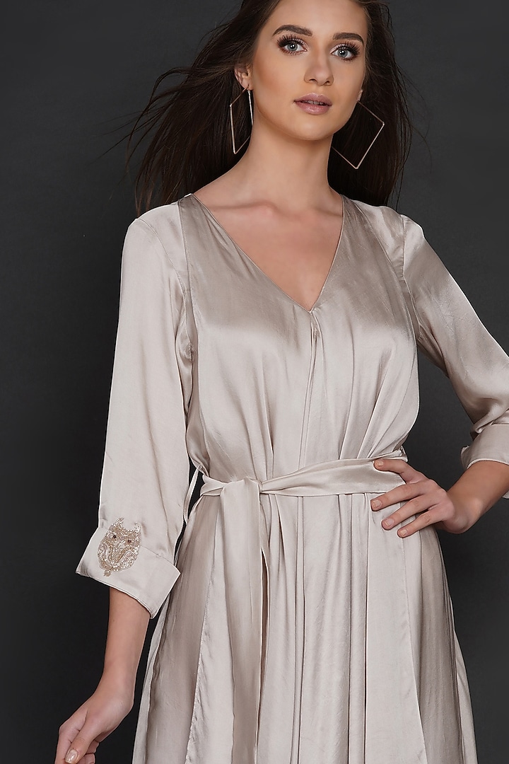 Ivory Modal Midi Summer Dress by Angry Owl at Pernia's Pop Up Shop