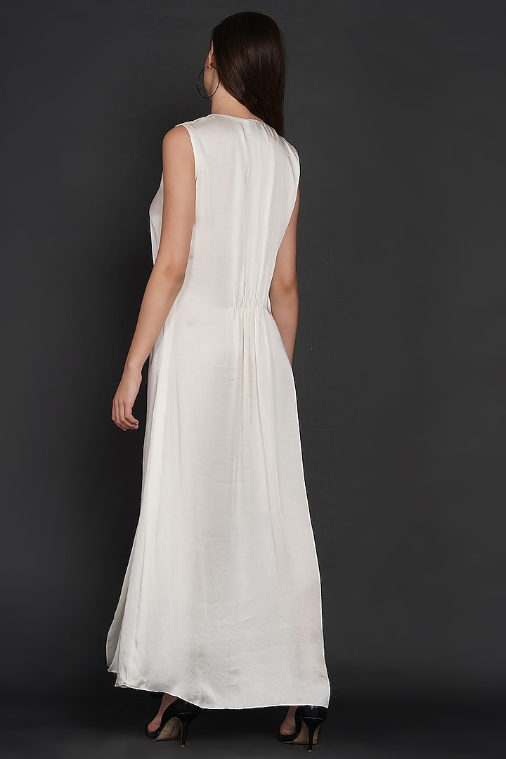 Off-White Modal Summer Dress by Angry Owl at Pernia's Pop Up Shop