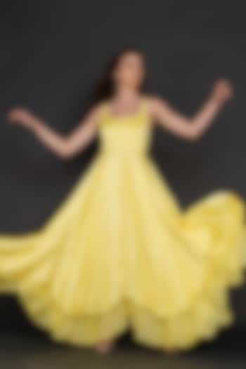 Yellow Modal Maxi Vacation Dress by Angry Owl at Pernia's Pop Up Shop