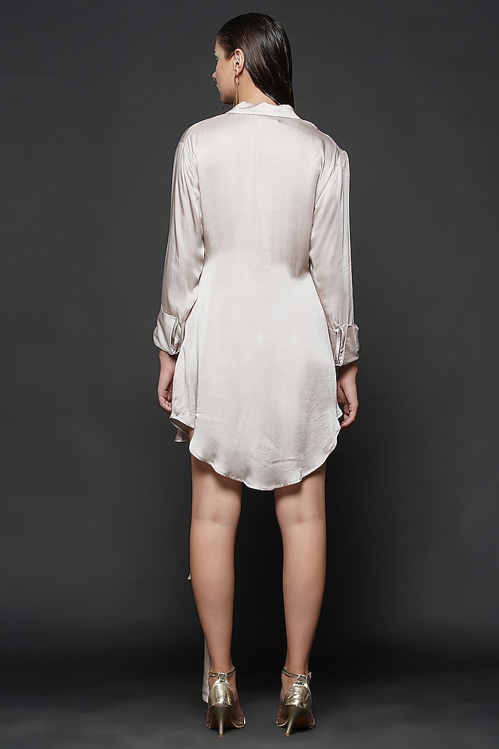 Ivory Modal Blazer Summer Dress by Angry Owl at Pernia's Pop Up Shop