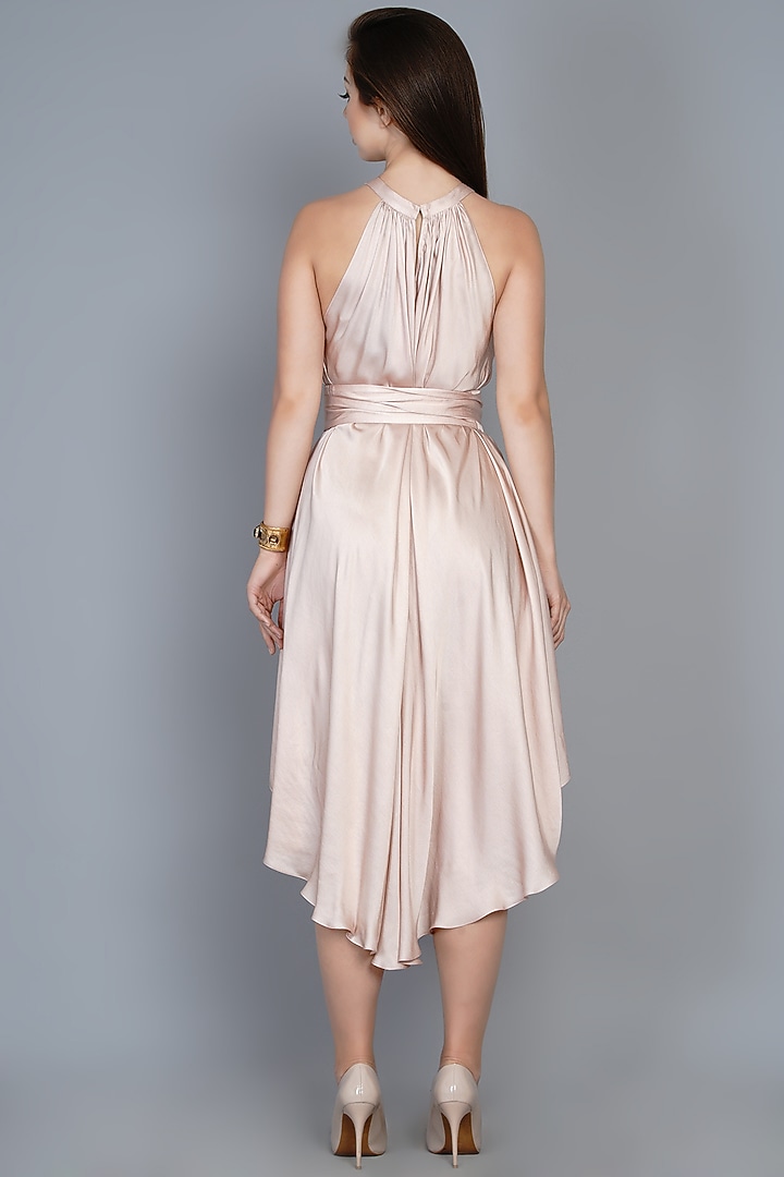 Pink Modal Summer Dress With Belt by Angry Owl at Pernia's Pop Up Shop
