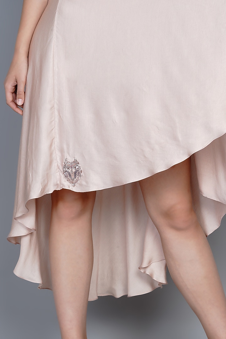 Pink Modal Summer Dress With Belt by Angry Owl at Pernia's Pop Up Shop