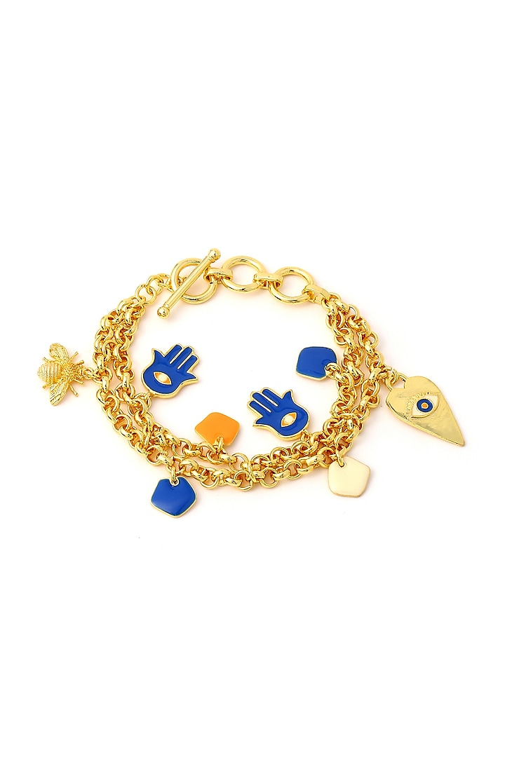 Gold Plated Handmade Bracelet by Azga