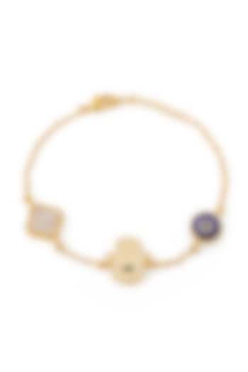 Gold Plated Evil-Eye Bracelet by Azga at Pernia's Pop Up Shop