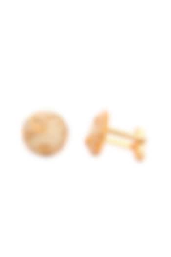 Ivory Brass Handcrafted Enamelled Cufflinks by AZGA MEN at Pernia's Pop Up Shop