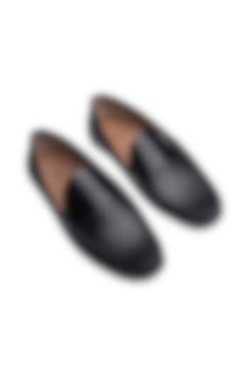 Black Patent Leather Penny Loafers by Baron&Bay at Pernia's Pop Up Shop