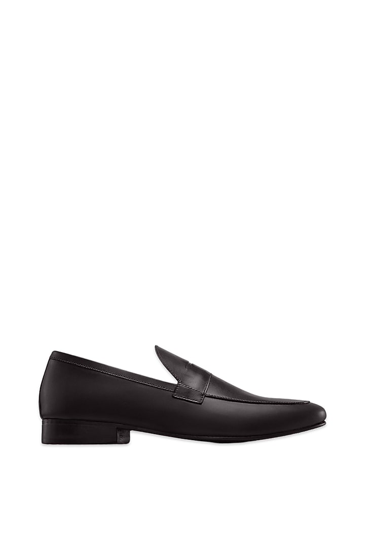 Black Loafers In Nappa Leather by Baron&Bay at Pernia's Pop Up Shop