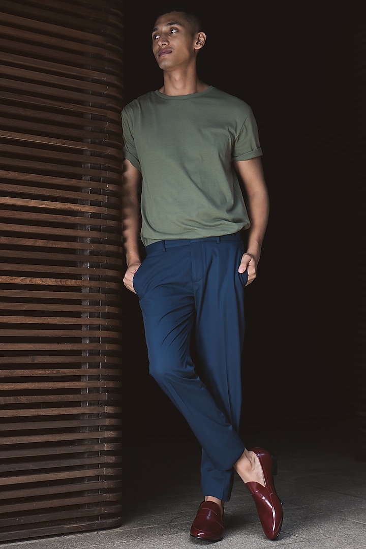Burgundy Nappa Leather Loafers by Baron&Bay at Pernia's Pop Up Shop