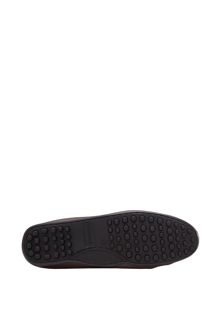 Brown Woven Mules In Nappa Leather by Baron&Bay at Pernia's Pop Up Shop