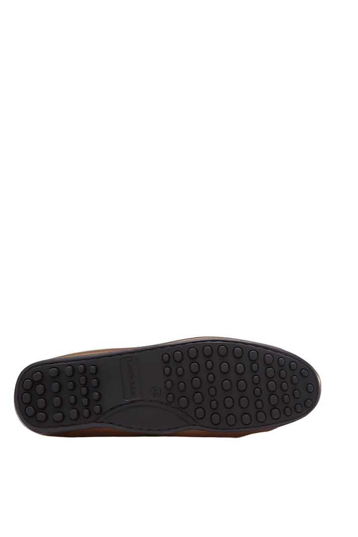 Brown Penny Mules In Nappa Leather by Baron&Bay at Pernia's Pop Up Shop