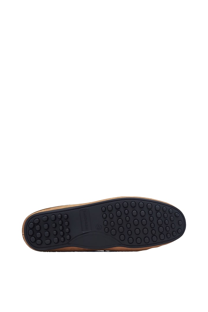 Tan Penny Mules In Nappa Leather by Baron&Bay at Pernia's Pop Up Shop