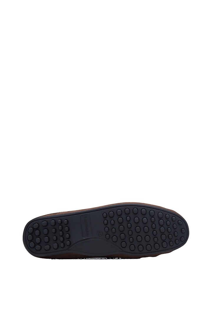 Brown Penny Mules In Nubuck Leather by Baron&Bay at Pernia's Pop Up Shop