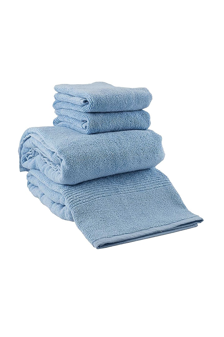 Sky Blue Face Towels by By ADAB at Pernia's Pop Up Shop