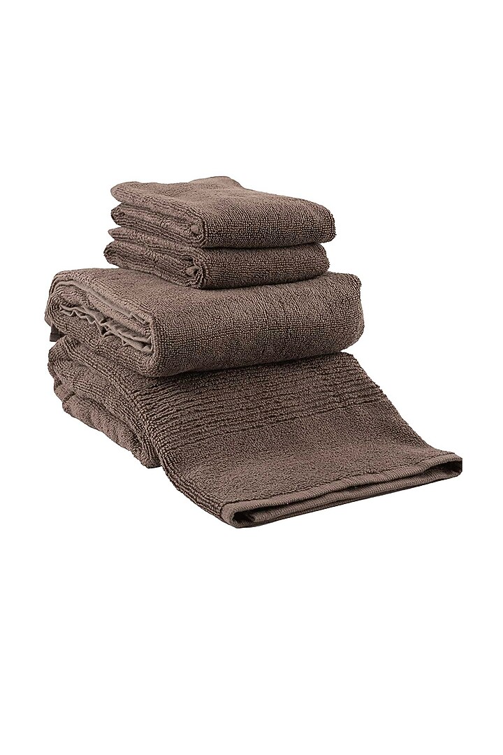 Brown His & Her Bath Towels by By ADAB at Pernia's Pop Up Shop