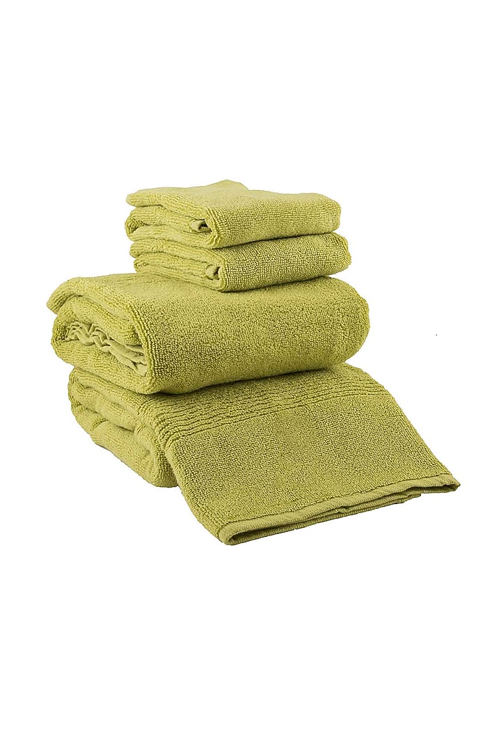 Lime Green Large Bath Towels by By ADAB at Pernia's Pop Up Shop
