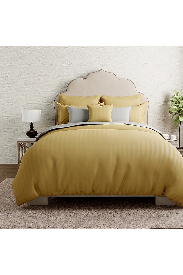 Yellow Cotton Duvet Set by By ADAB at Pernia's Pop Up Shop