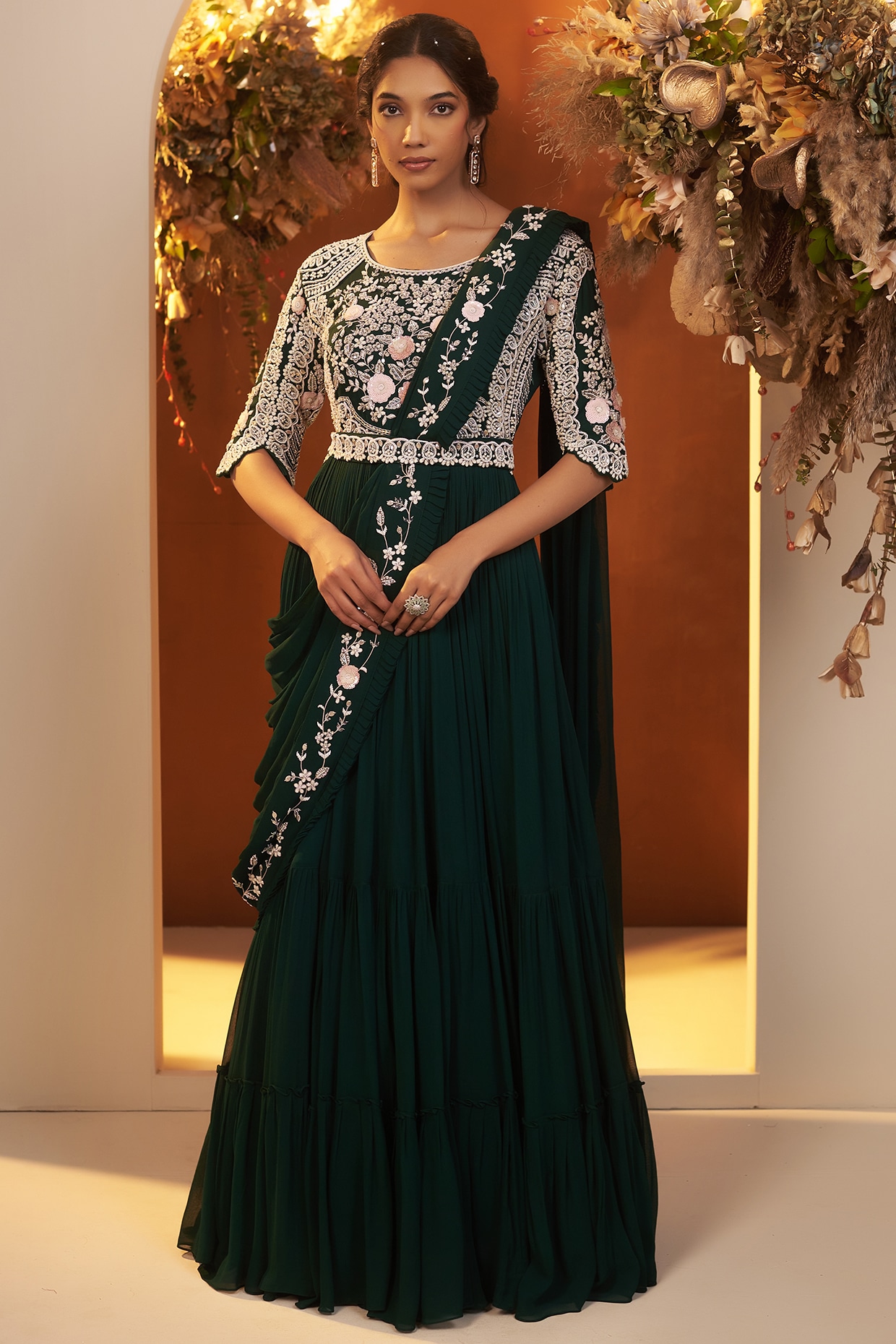 Shops ladies saree gown