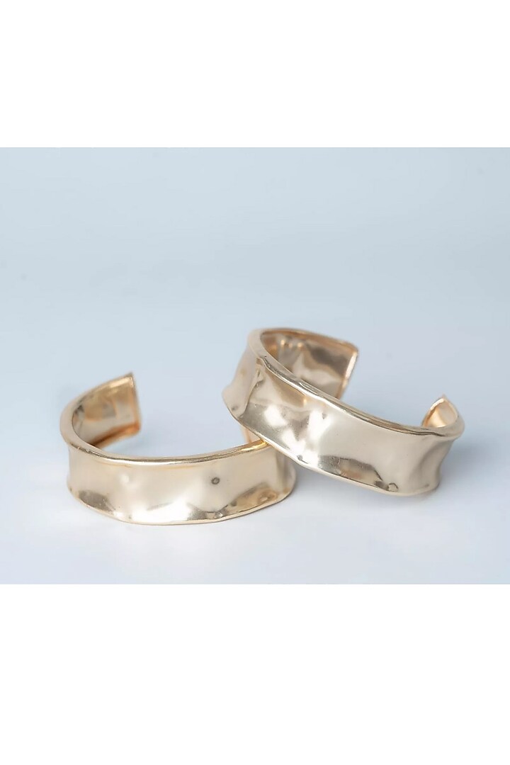 Gold Finish Synthetic Stone Bracelets (Set of 7) by Baala Jewels at Pernia's Pop Up Shop