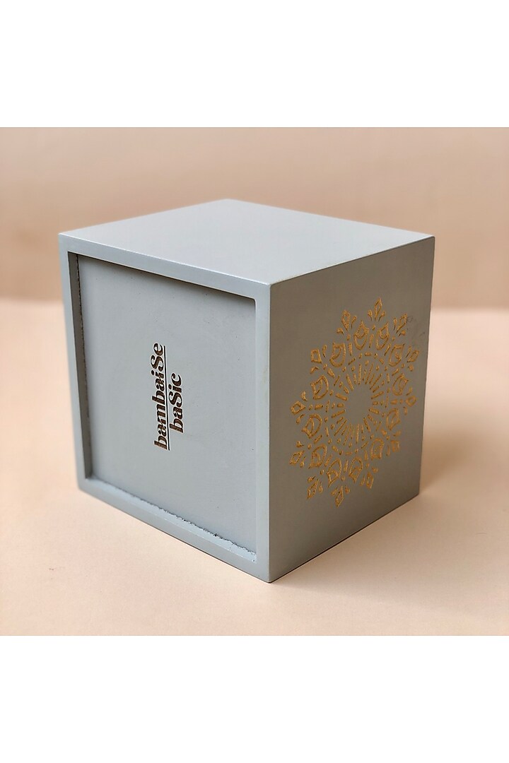 Pebble Grey Wood Cultery Organiser by BambaiSe at Pernia's Pop Up Shop