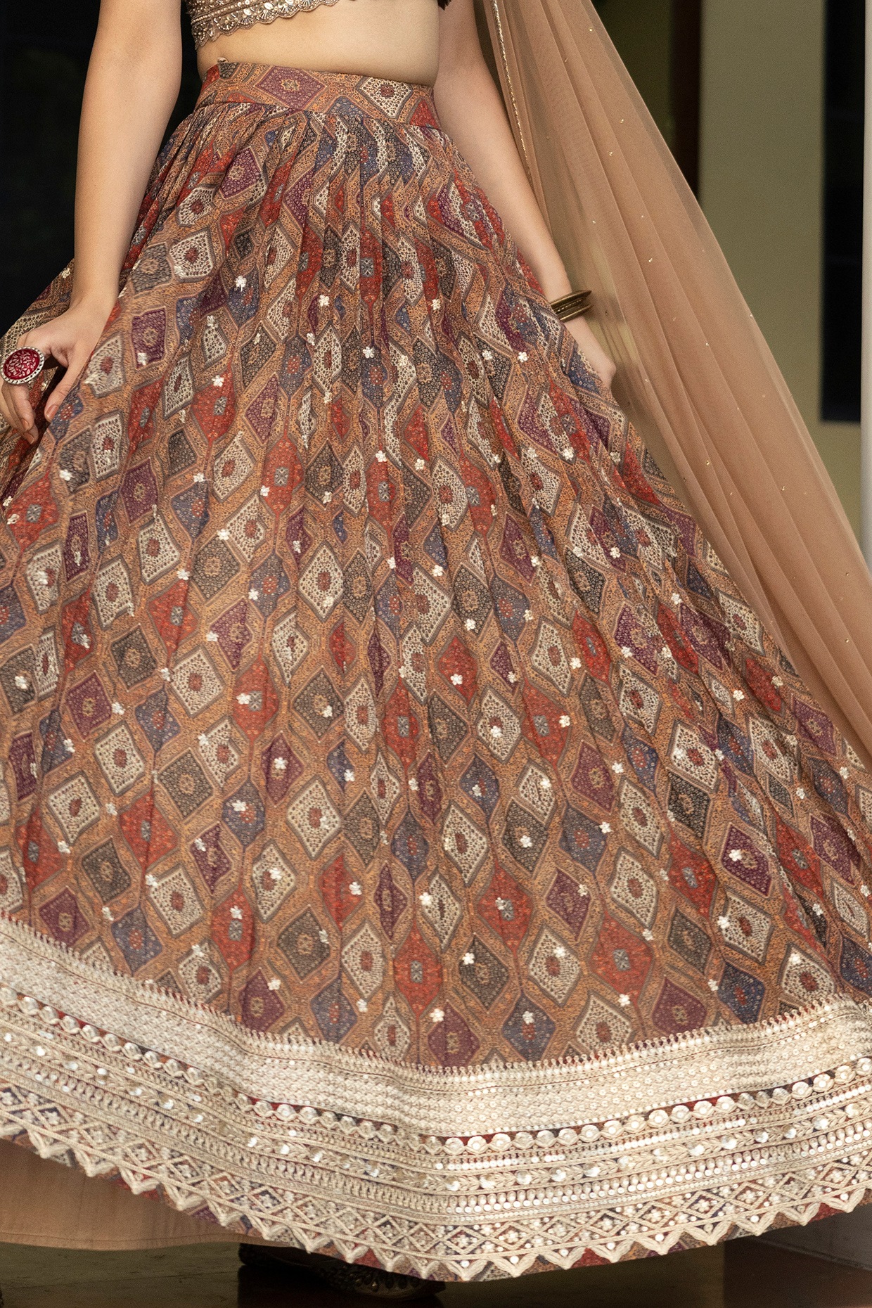 Embroidered Lehenga Set Design 