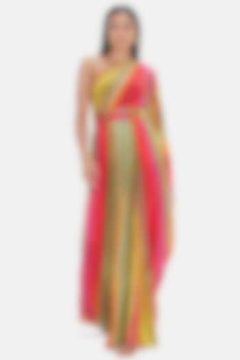 Multi-Colored Crepe Jumpsuit by Basanti - Kapde aur Koffee at Pernia's Pop Up Shop