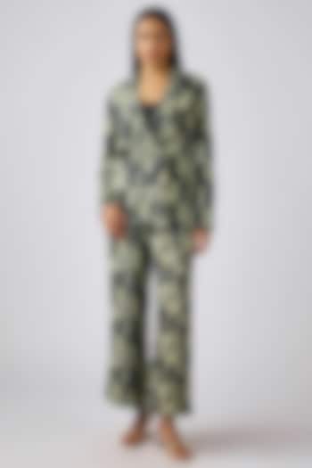 Black Muslin Co-Ord Set by Basanti - Kapde aur Koffee at Pernia's Pop Up Shop