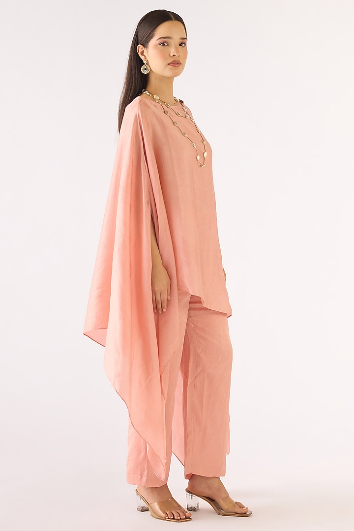 Baby Pink Muslin Co-Ord Set by Basanti - Kapde aur Koffee at Pernia's Pop Up Shop