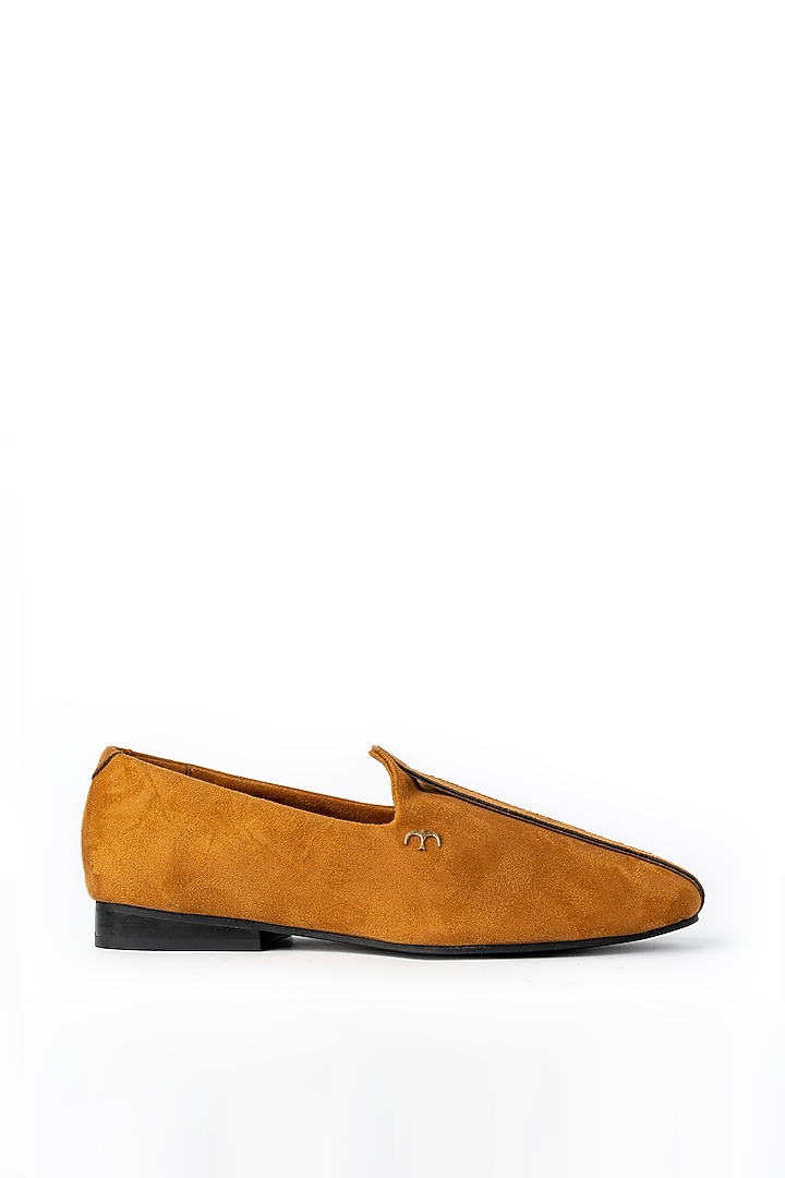 Tan Suede Handmade Joffers by Baya at Pernia's Pop Up Shop