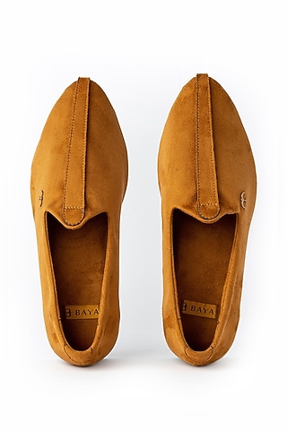 Tan Suede Handmade Joffers by Baya