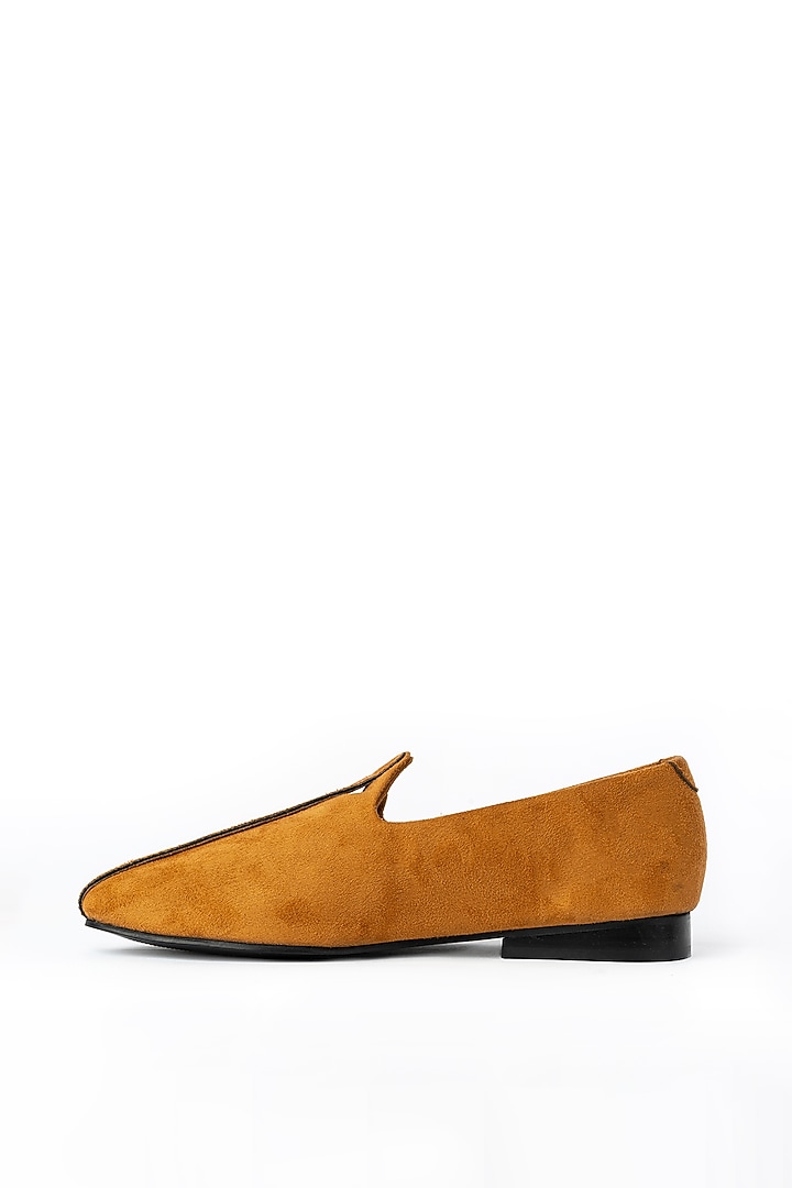 Tan Suede Handmade Joffers by Baya at Pernia's Pop Up Shop