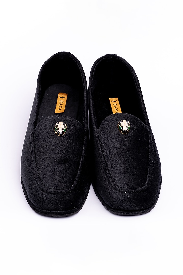 Black Velvet Handmade Joffers by Baya at Pernia's Pop Up Shop