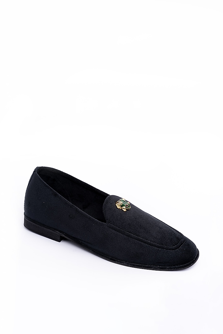 Black Velvet Handmade Joffers by Baya at Pernia's Pop Up Shop