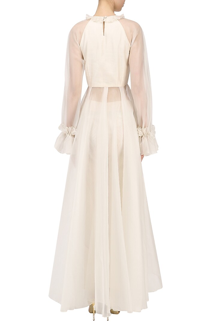 Off white handpainted tunic and pants set available only at Pernia's Pop Up Shop.